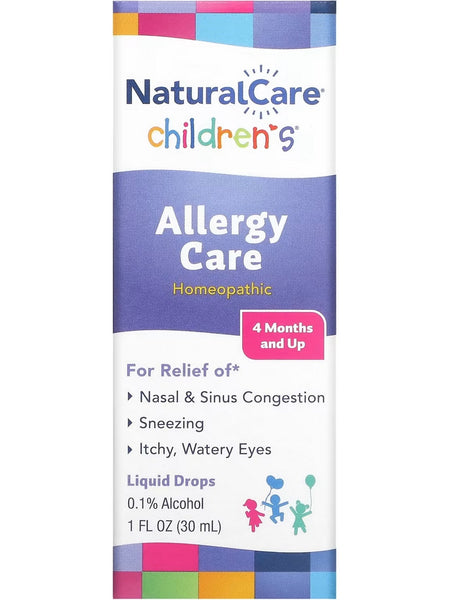 NaturalCare, Children's Allergy Care, 4 Months and Up, 1 fl oz