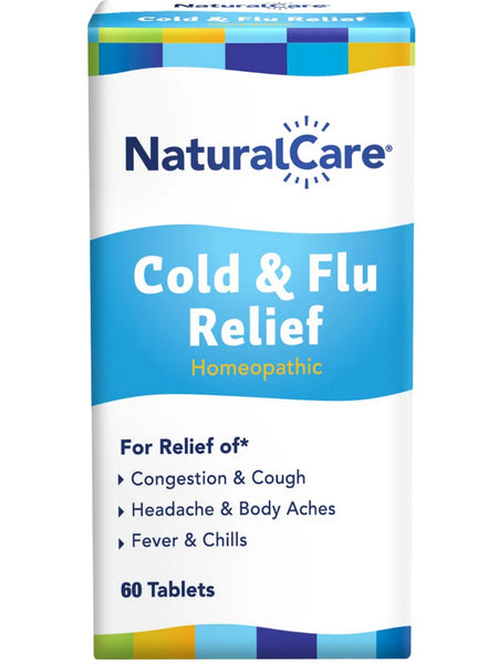 NaturalCare, Cold and Flu Relief, 60 Tablets