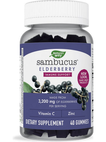 Nature's Way, Sambucus Immune Support Gummies, 40 gummies