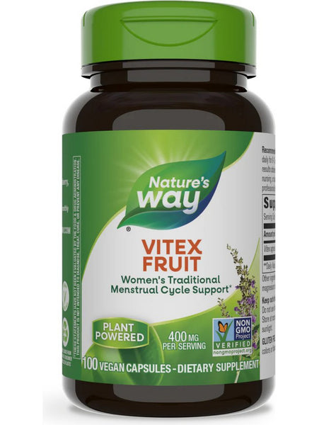 Nature's Way, Vitex, 100 vegan capsules