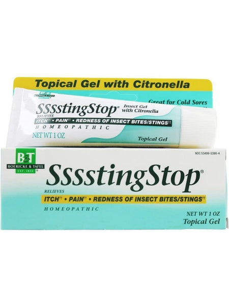 Boericke & Tafel, SssstingStop® Topical Gel with Citronella, 1 oz