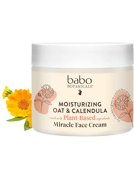 Babo Botanicals, Miracle Cream, Oatmilk Calendula, 2 oz