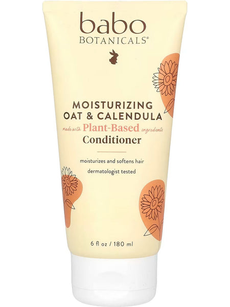 Babo Botanicals, Moisturizing Conditioner, Oatmilk Calendula, 6 fl oz