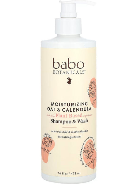 Babo Botanicals, Moisturizing Baby Shampoo, 16 fl oz