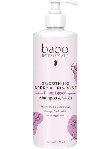 Babo Botanicals, Smoothing Shampoo & Wash (Family Size), 16 fl oz