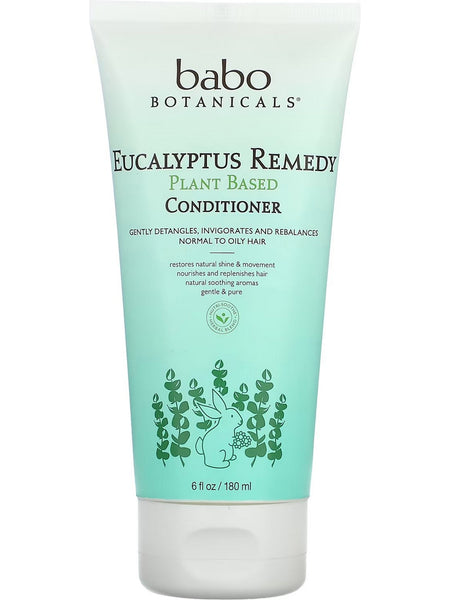 Babo Botanicals, Eucalyptus Remedy, Plant Based Conditioner, 6 fl oz