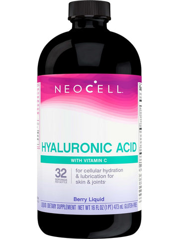 NeoCell, Hyaluronic Acid with Vitamin C, Berry Liquid, 16 fl oz