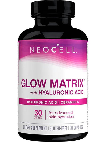 NeoCell, Glow Matrix with Hyaluronic Acid, 90 Capsules