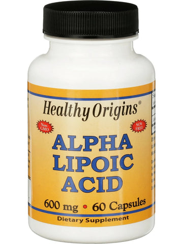 Healthy Origins, Alpha Lipoic Acid, 600 mg, 60 Capsules