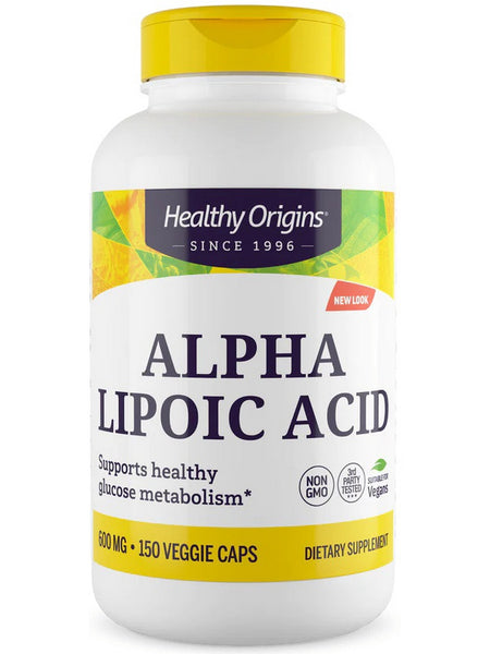 Healthy Origins, Alpha Lipoic Acid, 600 mg, 150 Veggie Caps