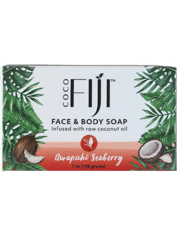 Organic Fiji, Face and Body Soap, Awapuhi Seaberry, 7 oz