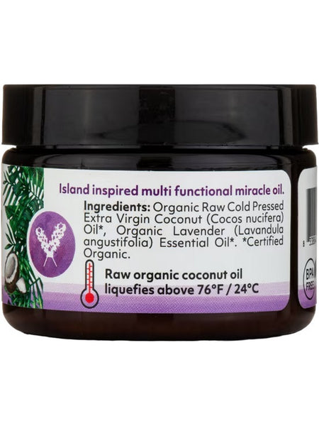 Organic Fiji, Raw Coconut Oil, Lavender, 3 fl oz