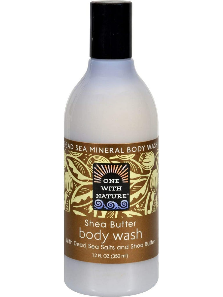 One With Nature, Shea Butter Body Wash, 12 fl oz