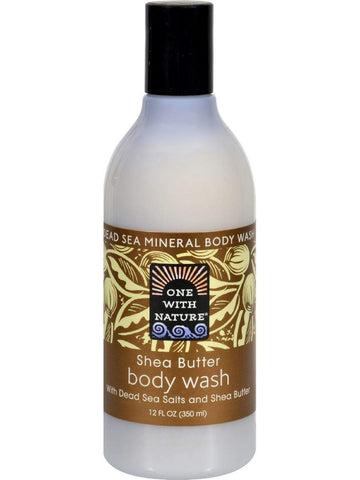 One With Nature, Shea Butter Body Wash, 12 fl oz