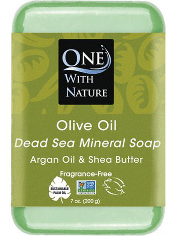 One With Nature, Olive Oil Bar Soap, 7 oz