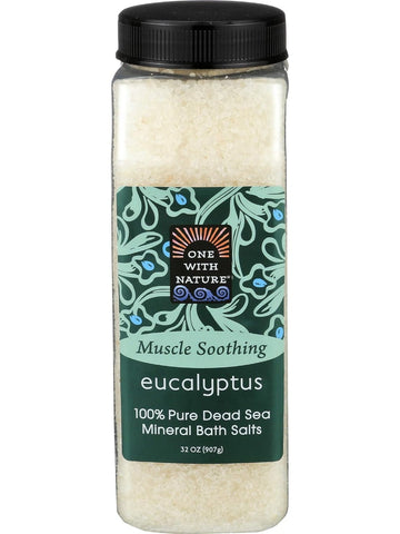 One With Nature, Bath Salts, Eucalyptus, 32 oz