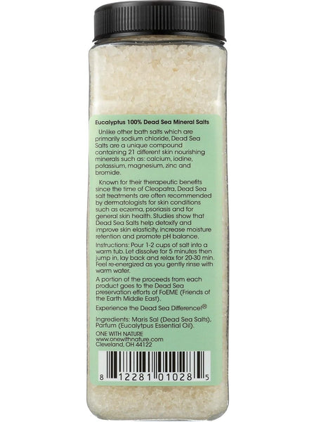 One With Nature, Bath Salts, Eucalyptus, 32 oz