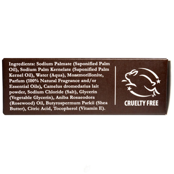 One With Nature, Camel Milk French Clay & Rosewood Bar Soap, 4 oz