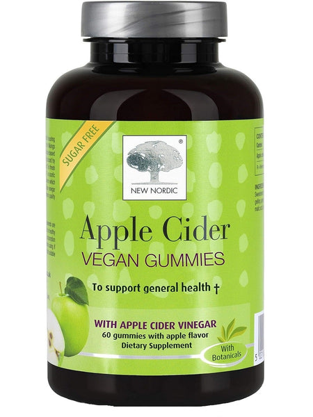 New Nordic, Apple Cider Gummies, 60 Gummies