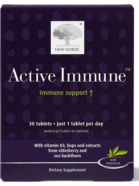 New Nordic, Active Immune, 30 Tablets