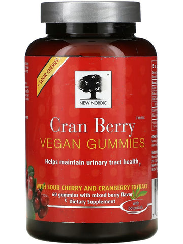 New Nordic, Cran Berry Gummies, 60 Gummies