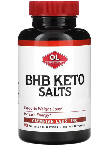 Olympian Labs, BHB Keto Salts goBHB, 90 Capsules