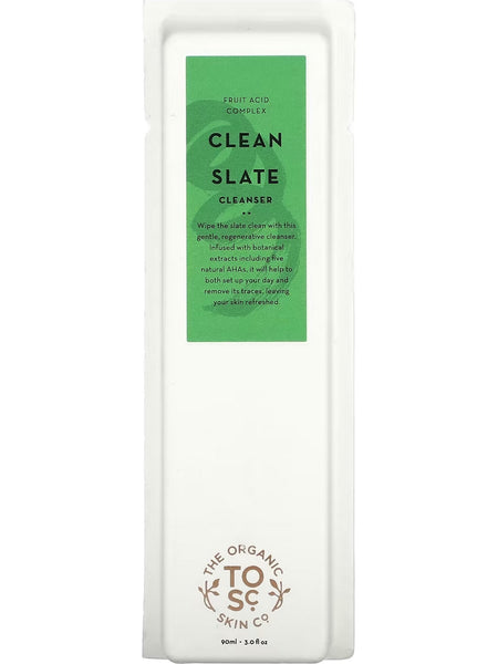 The Organic Skin Co., Clean Slate Cleanser, Fruit Acid Complex, 3 fl oz