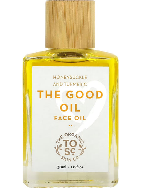 The Organic Skin Co., The Good Oil Face Oil, Honeysuckle and Turmeric, 1 fl oz