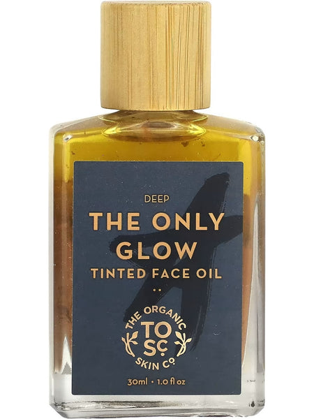 The Organic Skin Co., The Only Glow Tinted Face Oil, Deep, 1 fl oz