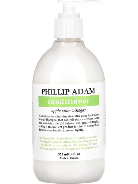 Phillip Adam, Conditioner, Apple Cider Vinegar, 12 fl oz