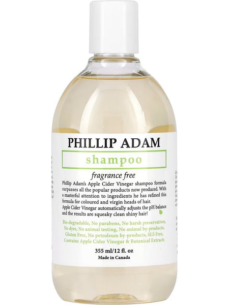 Phillip Adam, Shampoo, Fragrance Free, 12 fl oz