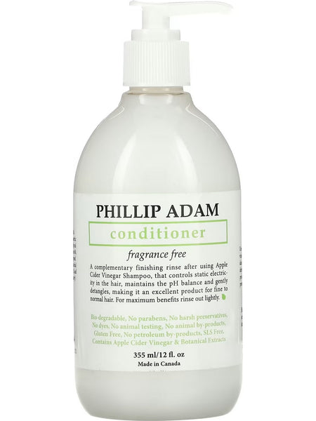 Phillip Adam, Conditioner, Fragrance Free, 12 fl oz