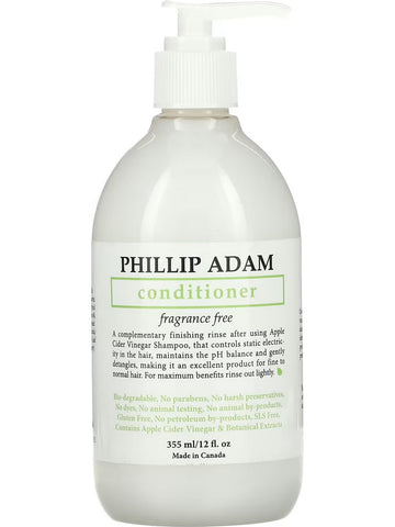 Phillip Adam, Conditioner, Fragrance Free, 12 fl oz