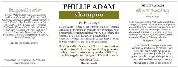 Phillip Adam, Shampoo, Verbena Sage, 12 fl oz