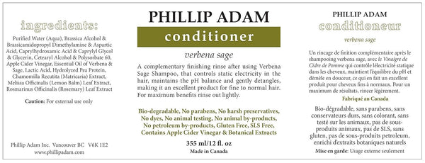 Phillip Adam, Conditioner, Verbena Sage, 12 fl oz