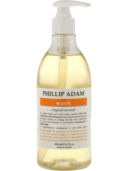 Phillip Adam, Wash, Original Coconut, 13.5 fl oz