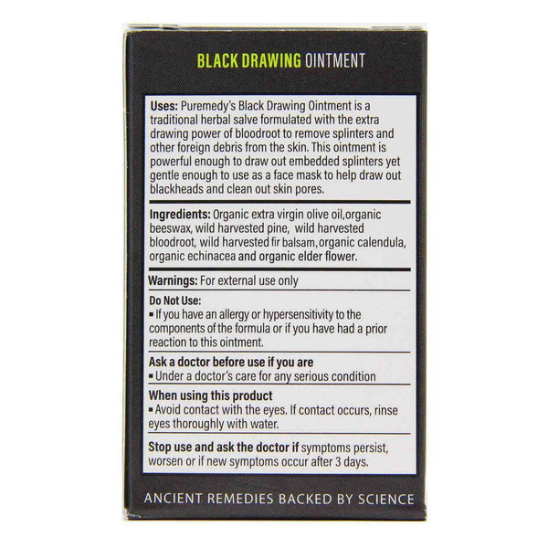 Puremedy, Black Drawing Ointment, 1 oz