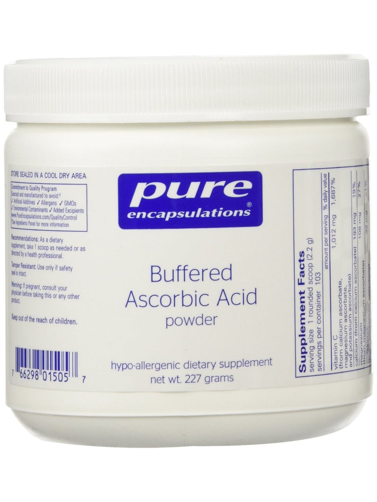 Pure Encapsulations, Buffered Ascorbic Acid powder, 227 grams