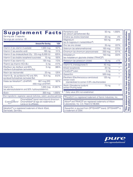 Pure Encapsulations, PureResponse Multivitamin, 60 capsules