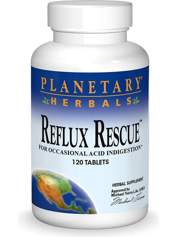 Planetary Herbals, Reflux Rescue™, 120 Tablets