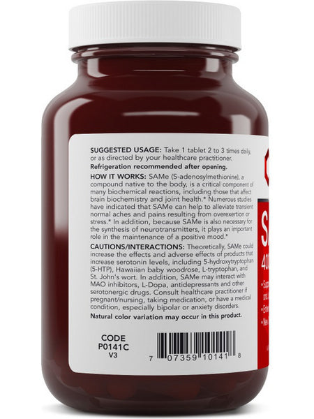 Protocol For Life Balance, SAMe, 400 mg, 60 Tablets