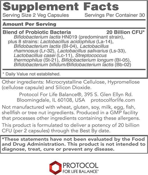 Protocol For Life Balance, Bifido Digest, 60 Veg Capsules