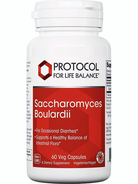 Protocol For Life Balance, Saccharomyces Boulardii, 60 Veg Capsules