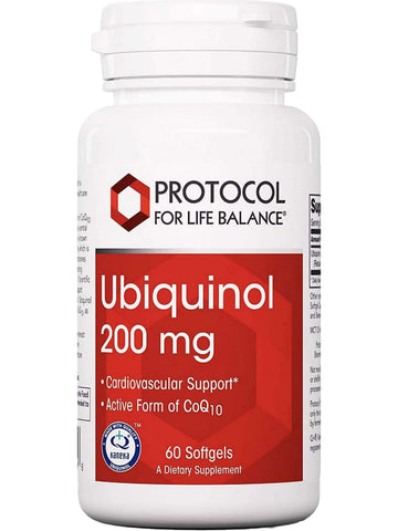 Protocol For Life Balance, Ubiquinol, 200 mg, 60 Softgels