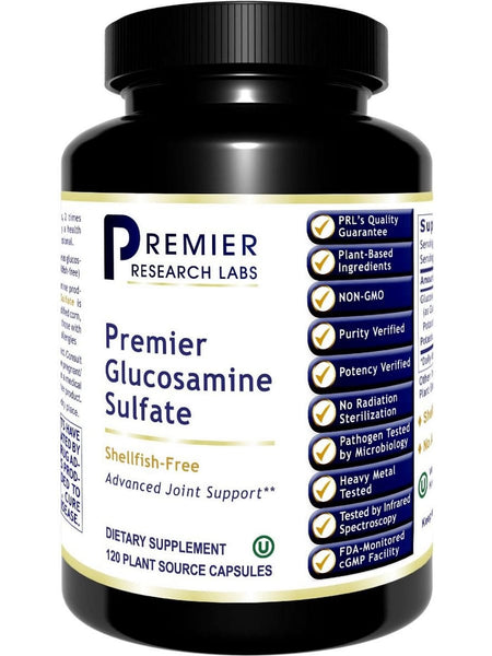 Premier Research Labs, Premier Glucosamine Sulfate, 120 Plant-Source Capsules