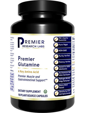 Premier Research Labs, Premier Glutamine, 100 Plant-Source Capsules