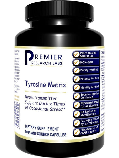 Premier Research Labs, Tyrosine Matrix, 90 Plant-Source Capsules