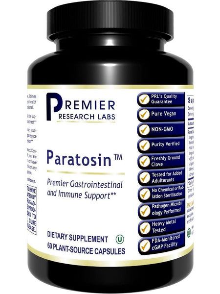 Premier Research Labs, Paratosin, 60 Plant-Source Capsules