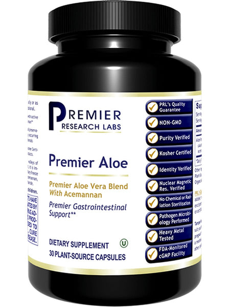 Premier Research Labs, Premier Aloe, 30 Plant-Source Capsules