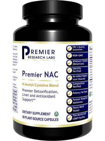 Premier Research Labs, Premier NAC, 60 Plant-Source Capsules